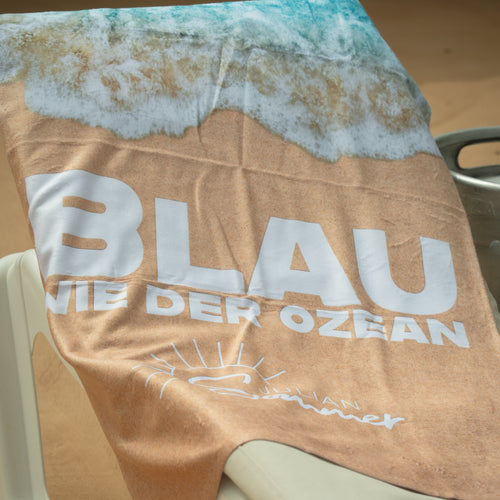BLAU WIE DER OZEAN - HANDTUCH 🌊🏖️