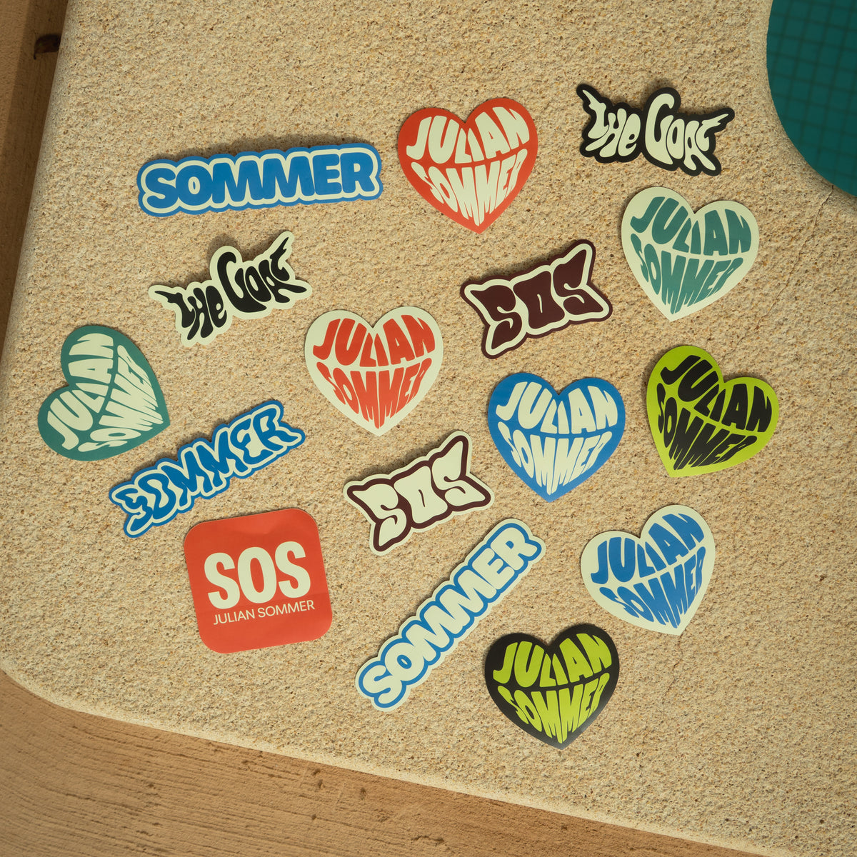JULIAN SOMMER STICKERSET – 16 STICKER ☀️🌴