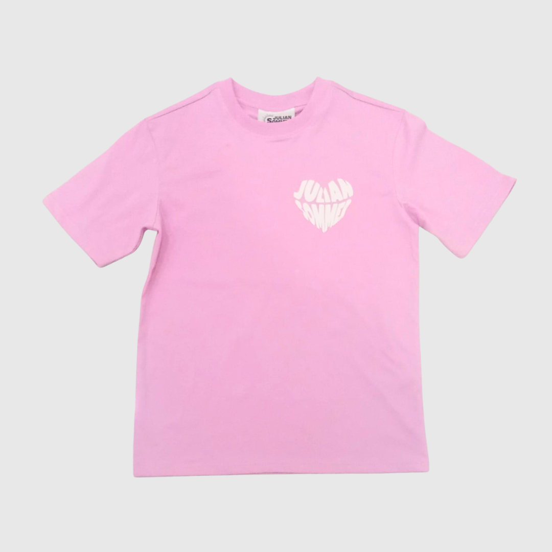 JULIAN SOMMER HERZ - OVERSIZE SHIRT ROSA