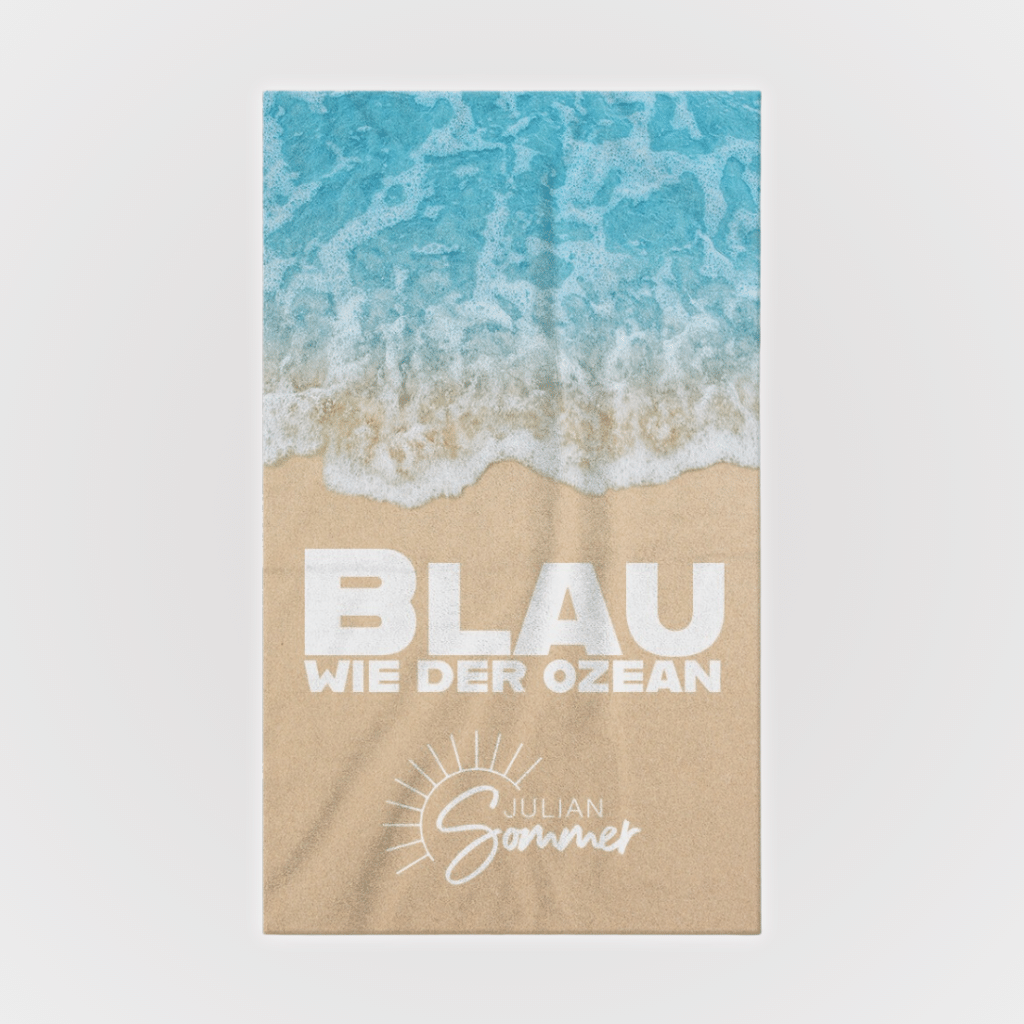 BLAU WIE DER OZEAN - Strandtuch