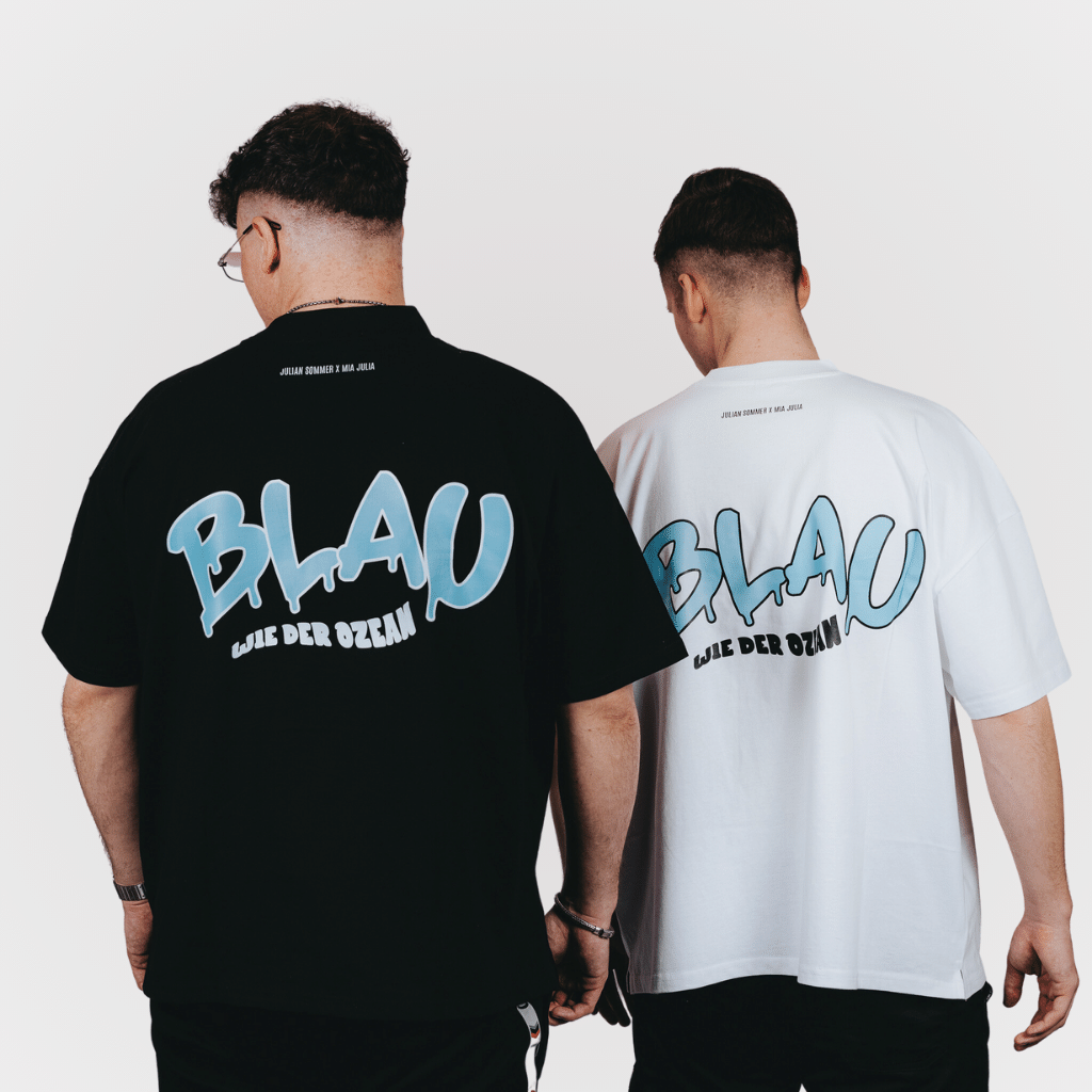 BLAU WIE DER OZEAN - OVERSIZED SHIRT STREET ART