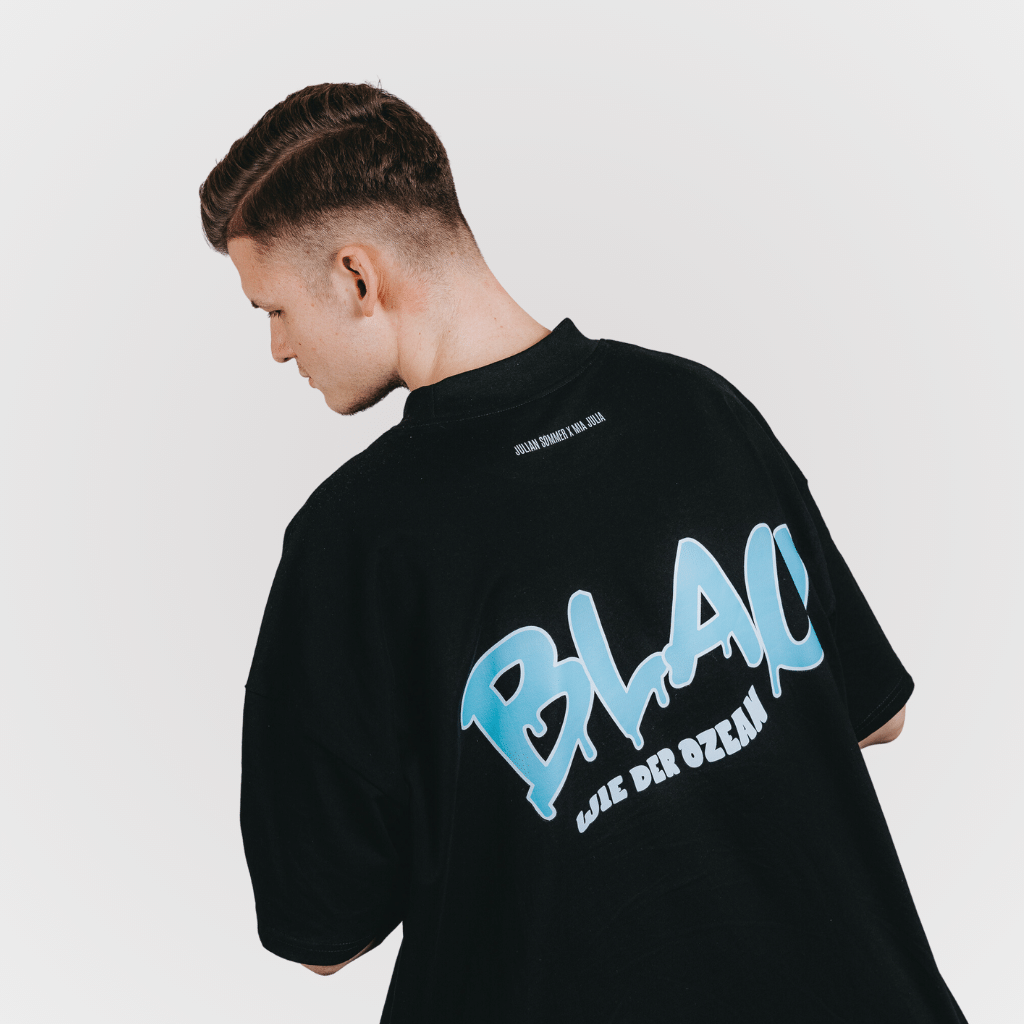 BLAU WIE DER OZEAN - OVERSIZED SHIRT STREET ART