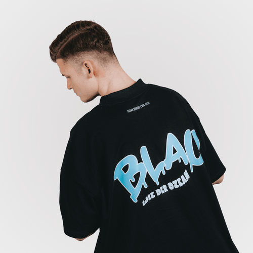 BLAU WIE DER OZEAN - OVERSIZED SHIRT STREET ART